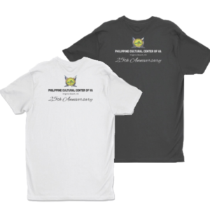 25th Anniversary Tshirt- black or white